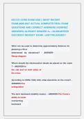 NCCCO CORE EXAMS &vert;&vert; MOST RECENT EXAMS 2026-2027