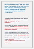 STRAIGHTERLINE PHILOSOPHY FINAL EXAM &vert;&vert; MOST &NewLine;RECENT EXAM 2026-2027 ACTUAL COMPLETE REAL &NewLine;EXAM  QUESTIONS AND CORRECT ANSWERS &NewLine;&lpar;VERIFIED ANSWERS&rpar; ALREADY GRADED A&plus; &vert; &NewLine;GUARANTEED SUCCESSS&excl;&excl; NEWEST EXAM &vert;                 &NewLine;JUST RELEASED&excl;&excl;