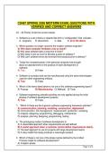CS487 Spring 2026 Midterm Exam &ndash; Questions with Verified Correct Answers