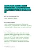 AZ ROC TRADE EXAM B-3 LICENSE&NewLine;PRACTICE EXAM 2026 QUESTIONS AND&NewLine;ANSWERS CERTIFICATION EVALUATION&NewLine;SET&NewLine;