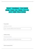 HPE EXAM QUESTIONS WITH CORRECT ANSWERS