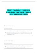 HPE 4&period;8 PRINCIPLES OF TRAINING QUESTIONS WITH CORRECT ANSWERS