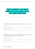 HPE REVISION QUESTIONS WITH CORRECT ANSWERS