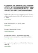 WORKBOOK FOR TEXTBOOK OF DIAGNOSTIC&NewLine;SONOGRAPHY COMPREHENSIVE STUDY SHEET&NewLine;2026 SOLVED QUESTIONS PREMIUM BUNDLE&NewLine;