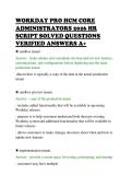 WORKDAY PRO HCM CORE&NewLine;ADMINISTRATORS 2026 HR&NewLine;SCRIPT SOLVED QUESTIONS&NewLine;VERIFIED ANSWERS A&plus;&NewLine;