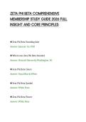 ZETA PHI BETA COMPREHENSIVE&NewLine;MEMBERSHIP STUDY GUIDE 2026 FULL&NewLine;INSIGHT AND CORE PRINCIPLE