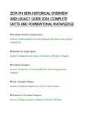 ZETA PHI BETA HISTORICAL OVERVIEW&NewLine;AND LEGACY GUIDE 2026 COMPLETE&NewLine;FACTS AND FOUNDATIONAL KNOWLEDGE