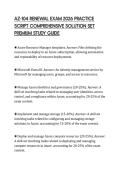 AZ-104 RENEWAL EXAM 2026 PRACTICE&NewLine;SCRIPT COMPREHENSIVE SOLUTION SET&NewLine;PREMIUM STUDY GUIDE