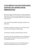 AZ-104 RENEWAL EXAM 2026 REVIEW BUNDLE&NewLine;QUESTIONS AND ANSWERS UPDATED&NewLine;PREPARATION PACK&NewLine;