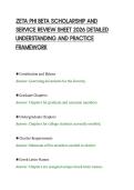 ZETA PHI BETA SCHOLARSHIP AND&NewLine;SERVICE REVIEW SHEET 2026 DETAILED&NewLine;UNDERSTANDING AND PRACTICE&NewLine;FRAMEWORK