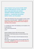 USAV Volleyball Training Answers EXAM &vert;&vert; MOST &NewLine;RECENT EXAM 2026-2027 ACTUAL COMPLETE               &NewLine;REAL EXAM QUESTIONS AND CORRECT                   &NewLine;ANSWERS &lpar;VERIFIED ANSWERS&rpar; ALREADY                 &NewLine;GRADED A&plus; &vert; GUARANTEED SUCCESSS&excl;&excl;               