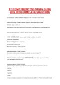 ATI COMP PREDICTOR-STUDY GUIDE 2026 WITH COMPLETE SOLUTIONS