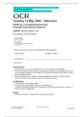 OCR GCSE Combined Science B Twenty First Century Science J260-05 Biology Higher Tier 2025 Comprehensive Revision Guide 2025&sol; 2026