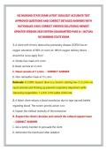 NZ NURSING STATE EXAM LATEST 2026&sol;2027 ACCURATE TEST &NewLine;APPROVED QUESTIONS AND CORRECT DETAILED ANSWERS WITH &NewLine;RATIONALES &lpar;100&percnt; CORRECT VERIFIED SOLUTIONS&rpar; NEWEST &NewLine;UPDATED VERSION 2026 EDITION &vert;GUARANTEED PASS A&plus; &vert;ACTUAL &NewLine;NZ NURSING STATE EXAM &NewLine;