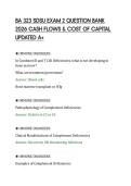 BA 323 SDSU EXAM 2 QUESTION BANK&NewLine;2026 CASH FLOWS & COST OF CAPITAL&NewLine;UPDATED A&plus;