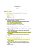 George Mason University Econ 104&colon; Macroeconomics Exam 1 &ndash; Core Principles & Foundations