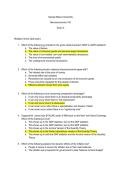George Mason University Econ 104&colon; Macroeconomics Exam 2 &ndash; Aggregate Economy & Macroeconomic Equilibrium