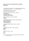 MKT 3413 TEST 3 QUESTIONS WITH VERIFIED ANSWERS