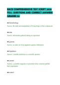 BACE COMPREHENSIVE TEST SCRIPT 2026&NewLine;FULL QUESTIONS AND CORRECT ANSWERS&NewLine;GRADED A&plus;