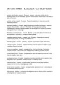 MKT 3413 EXAM 1 - BLOCK I &lpar;CH&period; 1&2&rpar; STUDY GUIDE