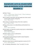 BACKFLOW ACTUAL EXAM PAPER&NewLine;2026 QUESTIONS WITH ANSWERS&NewLine;GRADED A&plus;&NewLine;