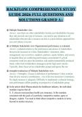 BACKFLOW COMPREHENSIVE STUDY&NewLine;GUIDE 2026 FULL QUESTIONS AND&NewLine;SOLUTIONS GRADED A&plus;