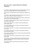 MKT 3413 TEST 1 QUESTIONS WITH VERIFIED ANSWERS