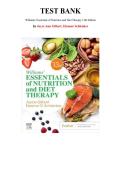 Test Bank for Williams' Essentials of Nutrition and Diet Therapy 13th Edition&comma; by Joyce Ann Gilbert Chapter 1-25 &vert; All Chapters