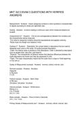 MKT 3413 EXAM 3 QUESTIONS WITH VERIFIED ANSWERS