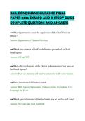 BAIL BONDSMAN INSURANCE FINAL&NewLine;PAPER 2026 EXAM Q AND A STUDY GUIDE&NewLine;COMPLETE QUESTIONS AND ANSWERS&NewLine;