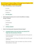 NU 155 Exam 3 Galen College of Nursing Latest Update 2026 &NewLine;&vert; Exam Prep &vert; High-Yield Review Guide