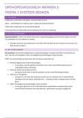 Samenvatting orthopedagogisch werken 2 