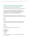 Sys2 Exam questions and answers Graded A&plus;