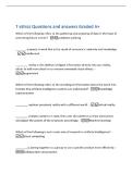 T ethics Questions and answers Graded A&plus;