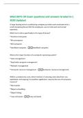 WGU D075 OA Exam questions and answers Graded A&plus;&vert;&NewLine;2026 Updated