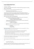 Samenvatting Inspanningsfysiologie theorie &vert;Thierry Troosters&vert; KU Leuven &vert; 2025&sol;26