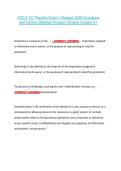 &lpar;ISC&rpar;2 CC Practice Exam 1 Newest 2026 Questions &NewLine;and Correct Detailed Answers Already Graded A&plus; 