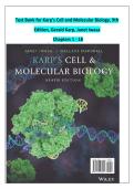Test Bank Karp&rsquo;s Cell and Molecular Biology 9th Edition Gerald Karp Janet Iwasa Complete Chapters 1&ndash;18 Questions and Verified Answers A&plus;
