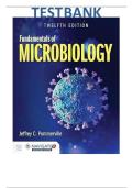 Test Bank Fundamentals of Microbiology 12th Edition Jeffrey C&period; Pommerville Complete Chapters Questions and Verified Answers A&plus;