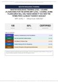 Master Resilience Training Level 1 Course Flashcards Entire MRT Level 1 Actual Exam 2026&sol;2027 &ndash; 100&percnt; Verified &vert; Detailed Rationales &ndash; Pass Guaranteed &ndash; A&plus; Graded