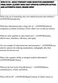 WGU D118 - ADULT PRIMARY CARE OBJECTIVE ASSESSMENT FINAL EXAM &vert; &lbrace;LATEST 2026&sol; 2027 UPDATE&rcub; COMPLETE ACTUAL AND AUTHENTIC EXAM &vert; BRAND NEW&excl;&NewLine;&NewLine;