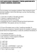 CCTC NATCO EXAM &vert; FREQUENTLY TESTED QUESTIONS WITH CORRECT ANSWERS &vert; BRAND NEW&excl;&NewLine;&NewLine;
