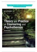 TEST BANK Theory and Practice of Counseling and Psychotherapy 11th Edition by Gerald Corey &vert;&vert;LATEST EDITION &vert;&vert;VERIFIED ANSWERS AND GRANTEE PASS 2026&sol;2027