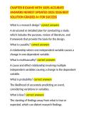 CHAPTER 8 EXAMS WITH 100&percnt; ACCURATE ANSWERS NEWEST UPDATED 2025&sol;2026 BEST SOLUTION GRADED A&plus; FOR SUCCESS
