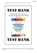 Summary Fundamentals of Nursing Theory Concepts and Applications 4th Edition Test Bank&vert;&vert;Practice Actual Verified Exam Question and Answers&vert;&vert;Rated A&plus;&period;Complete Guide