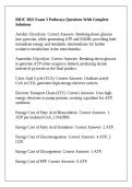 BIOC 3021 Exam 3 Pathways Questions With Complete Solutions