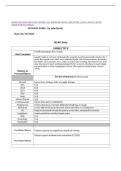 NURS 6023 SOAP NOTE ON DYSURIA&colon; MS&period; JENNIFER SMITH CASE STUDY &vert; 2026 UPDATE &vert; WITH COMPLETE SOLUTIONS&period;
