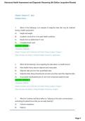 Advanced Health Assessment and Diagnostic Reasoning &ndash; Test Bank&comma; Comprehensive Practice Questions and Answers for Nursing Assessment