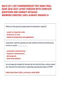 NACE CIP 1 CBT COMPREHENSIVE TEST BANK FINAL &NewLine;EXAM 2026-2027 LATEST VERSION WITH COMPLETE &NewLine;QUESTIONS AND CORRECT DETAILED &NewLine;ANSWERSVERIFIED 100&percnt; ALREADY GRADED A&plus; 