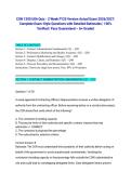 CON 1200 U06 Quiz - 2 Week FY25 Version Actual Exam 2026&sol;2027&colon; Complete Exam-Style Questions with Detailed Rationales &vert; 100&percnt; Verified &vert; Pass Guaranteed &ndash; A&plus; Graded